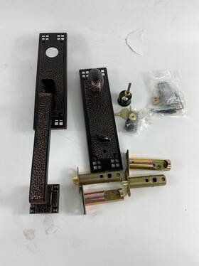 B005z782bc Emtek 4811 Oil Rubbed Bronze Handleset