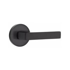 C5109dtus19rh Emtek Passage Door Lever Set Dumont Flat Black Round Right Hand