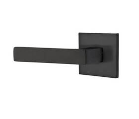 C5110dtus19 Emtek Passage Door Lever Set Dumont Flat Black Square Cf Concealed Ob