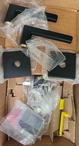 C5210hlous19 Emtek Square Rosette Privacy Set Helios Lever Flat Black Us19 C5210hlous19 Emtek Square Rosette Privacy Set Helios Lever Flat Black Us19