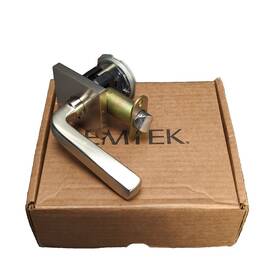 C5210si0us15 Emtek Concealed Fastener Square Rosette Privacy Set Sion Lever Satin Nickel Read
