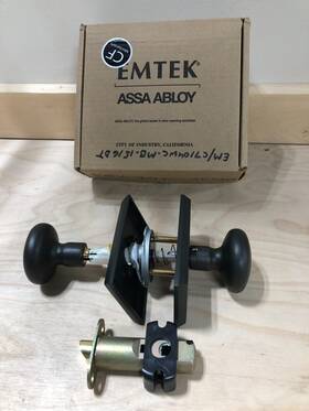 C7104wc-mb Emtek Brz Passage 7104pctwb