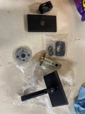 C720crmb Emtek Cimarron Sandcast Bronze Privacy Door Lever With Cf Mechanism