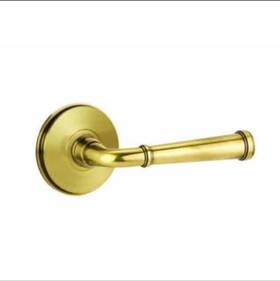 C8110meus7 Emtek Modern Merrimack Passage Door Lever Set Us7 Satin Brass