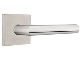 Cs10003sttss Emtek Stuttgart Left Right Reversible Handle Door Lever Square Rose Stainless Ss