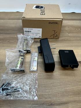 Emp1101-us19 Emtek Emp1101us19 Empowered Electronic Keypad Deadbolt Flat Black Parts Read