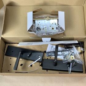 F13352550crlhmb Emtek Lever X Door Handle Entryset F13 Rectangular Mortise Cimarron Read
