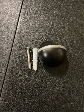 2251us15 Emtek Products Inc 2251 Solid Brass Dome Floor Door Stop Satin Nickel Finish