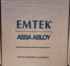 S100 Emtek Products Inc 304692105877 Stainless Steel Passage Set With 9 Levers 2 Rosettes - Right Handed Helios Leve