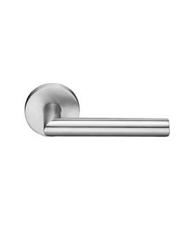 S10002sttrhss Emtek Privacy Disk Rosette Stuttgart Lever Brushed Stainless Steel Rh