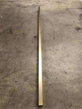 Sspvd4 Emtek Concealed Surface Mount Stainless Steel Square 72 Inch Long Door Pull