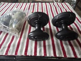 V-3-b5-0-orb-4 Emtek Fussion Egg Door Knob Oil Rubbed Bronze