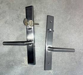 W12a1-us15 Emtek Multipoint Exterior Door Hardware Satin Nickel Lh