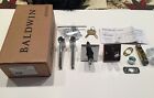 En.squ.r.csr.260.6l.ds.cky.kd Baldwin Hardware Square Right-handed Entry Lever Chrome