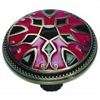 Enameling Canterbury Antique Red . Knob Lacquer 1.5 Black Brass