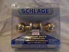 A53cs Entry Orbit Duty Orb 605 Bright Brass Schlage Knob Keyed V Medium
