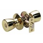 Tuo0103 Entry Brass Keyed Lock Tulip Doorknobs Polished Master
