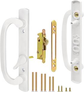 Eockatoo 445035399331 Patio Sliding Glass Door Handle Set With Mortise Lock 45 Keyway Non-keyed Offs