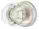 Et8101otus15 Emtek Crystal Old Town Clear Door Knob Set Rope Rosette Satin Nickel Finish
