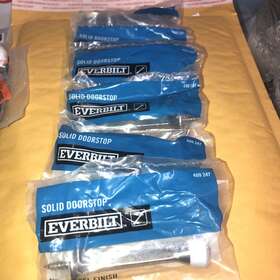 489247 Everbilt Door Stop Satin Nickel Finish Set Of 6 Fast Free Shipping