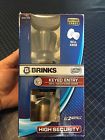 2101-109 Exterior 2 Knob Keys Brinks Keyed Door Brass Entry Antiqued Bell