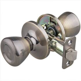 Ez-flo 091712021179 Tulip-style Passage Door Lockset Adjustable Steel Latch For 2-3/8 Inch And 2