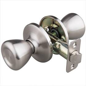 Ez-flo 091712021247 Tulip-style Passage Door Lockset Adjustable Steel Latch For 2-3/8 Inch And 2