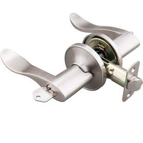 57854 Ez-flo 091712021438 Reversible Wave Entry Door Lever Lockset Satin Nickel