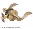 F10 Acc 609 Schlage Lock Co Accent Passage Lever Ant 043156793174