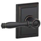 F10bir716add F10-bir-add Schlage Birmingham Passage Door Lever Set With The 043156268146