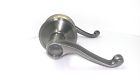 F10-fla620 Schlage Antique Pewter Flair Passage Door Lever Set 043156793594