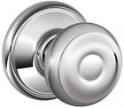 F10 Geo 625 Schlage Passage Door Knob Bright Chrome Non 0043156150045