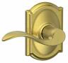 F10acc608cam Schlage Passage Accent Door Leverset The Decorative Camelot 043156490752