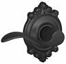 F10acc622brk Schlage Accent Passage Door Lever Set Black 043156760374