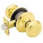F10vgeo605 Brass Bright Schlage Georgian Passage