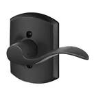 F170-acc-grw-rh Schlage Accent Right Handed Single Dummy Door Lever Greenwich
