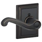F170fla716addlh F170-fla-add-lh Schlage Flair Left Handed Single Dummy Door Lever 043156777273