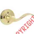 F170vacc605 Schlage Accent Rh Dummy Lever Lock Leverset-pb