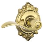 F40acc605brk F40-acc-brk Schlage Accent Privacy Door Lever Set Decorative Brookshire 043156760398 F40acc605brk F40-acc-brk Schlage Accent Privacy Door Lever Set Decorative Brookshire 043156760398