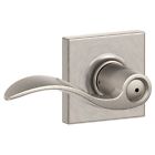 F40acc619col F40-acc-col Schlage Accent Privacy Door Lever Set With Decorative 043156501755