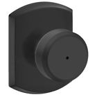 F40-bwe-grw Schlage Bowery Privacy Door Knob Set With Decorative Greenwich Rose
