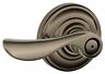 F40-chp-and Schlage Champagne Privacy Door Lever Set