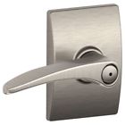 F40mnh619cen F40-mnh-cen Schlage Manhattan Privacy Door Lever Set Decorative Century 043156208364