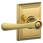 F40-vla-add Schlage Avila Privacy Door Lever Set With Decorative 043156170432