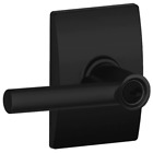 F51-brw-cen Schlage Broadway Single Cylinder Keyed Entry Door Lever Set With