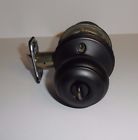 A891462 F51 V Geo 716 Schlage Aged Bronze Georgian Keyed Entry Knob 043156890026 A891462 F51 V Geo 716 Schlage Aged Bronze Georgian Keyed Entry Knob 043156890026