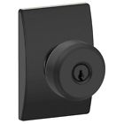 F51a-bwe-cen Schlage Bowery Keyed Entry Single Cylinder Door Knob Set With