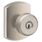 F51abwe619grw Schlage Bowery Single Cylinder Keyed Entry Door Knob 043156073825