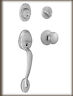 F58-ply-625 Schlage Polished Chrome Plymouth Exterior Door Handleset In 043156164349
