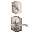 F59acc619camlh F59-acc-cam-lh Schlage Single Cylinder Interior Pack From The Camelot 043156799022
